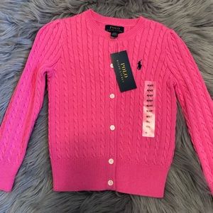 Ralph Lauren Mini-Cable Cotton Cardigan